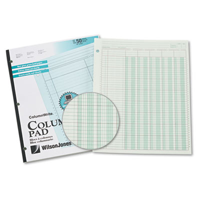 Wilson Jones&reg; Column Write&reg; Side Bound Columnar Pad