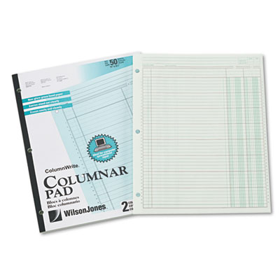 Wilson Jones&reg; Column Write&reg; Side Bound Columnar Pad