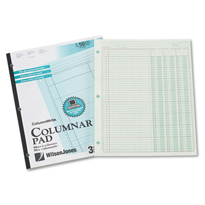 Wilson Jones&reg; Column Write&reg; Side Bound Columnar Pad