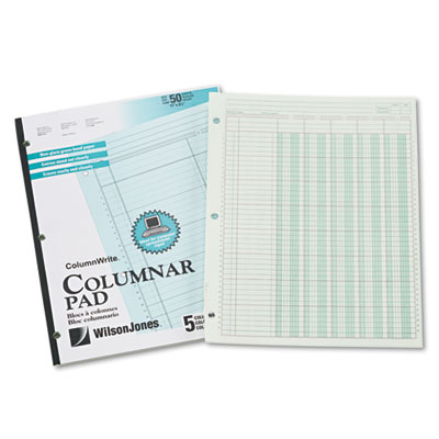 Wilson Jones&reg; Column Write&reg; Side Bound Columnar Pad