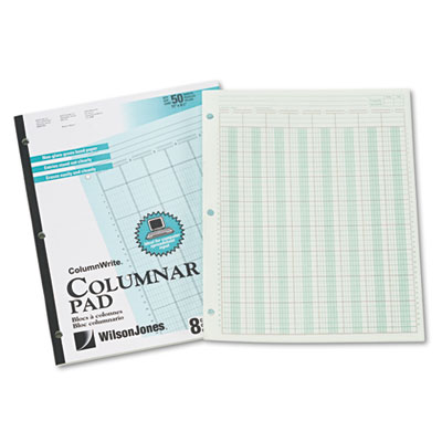 Wilson Jones&reg; Column Write&reg; Side Bound Columnar Pad