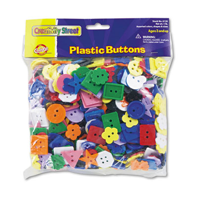 Chenille Kraft&reg; Plastic Button Assortment