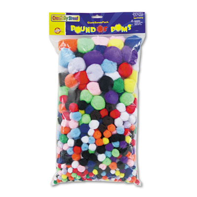Creativity Street&reg; Pound of Poms&reg; Giant Bonus Pack