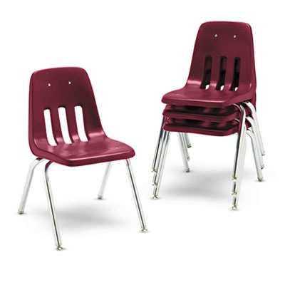 Virco&reg; 9000 Series Classroom Chairs, 16" Seat Height