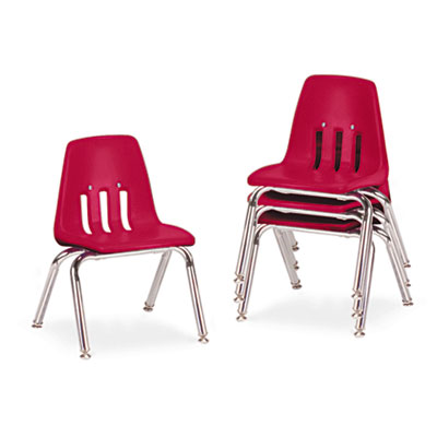 Virco&reg; 9000 Series Classroom Chairs, 12" Seat Height