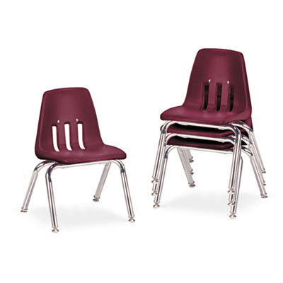 Virco&reg; 9000 Series Classroom Chairs, 12" Seat Height