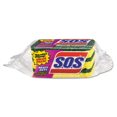 S.O.S® Heavy Duty Scrubber Sponge S.O.S® Heavy Duty Scrubber Sponge
