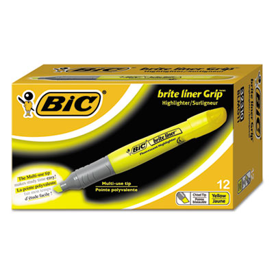 BIC&reg; Brite Liner&reg; Chisel Highlighters