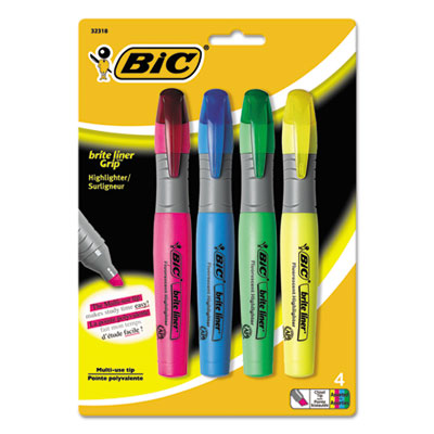 BIC&reg; Brite Liner&reg; Chisel Highlighters