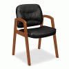 basyx&reg; VL803 Leather Guest Chair