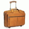 SOLO&reg; Leather Rolling Laptop Case