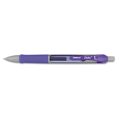 Zebra Orbitz&reg; Gel Retractable Pen