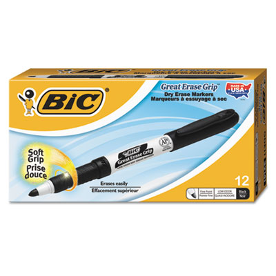 BIC&reg; Great Erase&reg; Grip Fine Point Dry Erase Marker