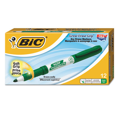 BIC&reg; Great Erase&reg; Grip Fine Point Dry Erase Marker