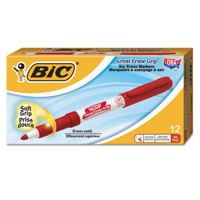 BIC&reg; Great Erase&reg; Grip Fine Point Dry Erase Marker