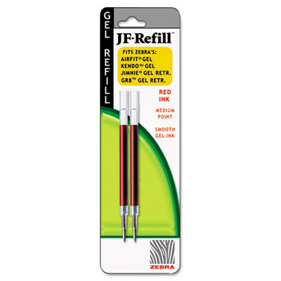 Zebra JF Refill for Zebra&reg; Jimnie&reg; Gel RT, Sarasa&trade;, Sarasa SE, ecoSarasa&trade; Clip Gel, Orbitz Gel, Z-Grip Gel, Z-Grip MAX Gel, GR8 Gel Roller Ball Pens