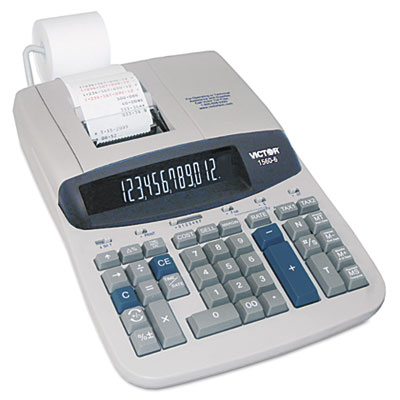 Victor&reg; 1560-6 Professional Grade Heavy-Duty Commercial Printing Calculator