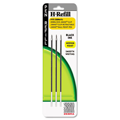 Zebra H-Refill for Zebra&reg; Jimnie&reg; Clip Retractable Ballpoint Pens