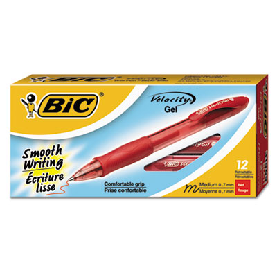 BIC&reg; Gelocity&reg; Retractable Gel Roller Ball Pen