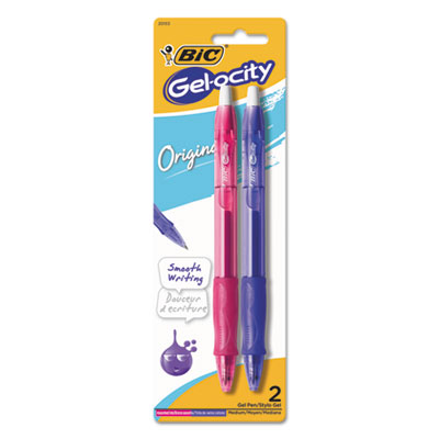BIC&reg; Gelocity&reg; Retractable Gel Roller Ball Pen