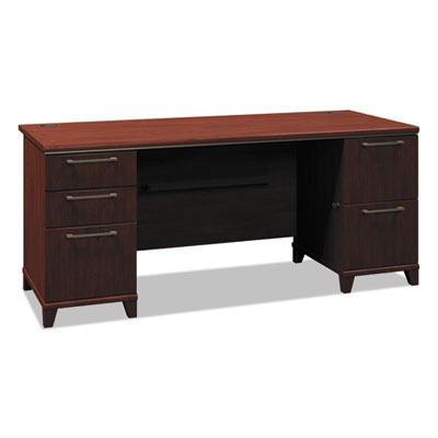 Bush&reg; Enterprise Collection Double Pedestal Desk