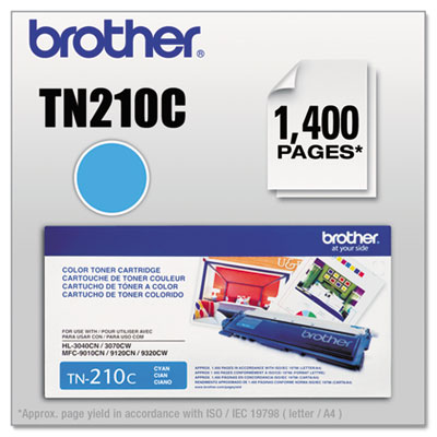 Brother&reg; BRTTN210BK, BRTTN210C, BRTTN210M, BRTTN210Y Toner