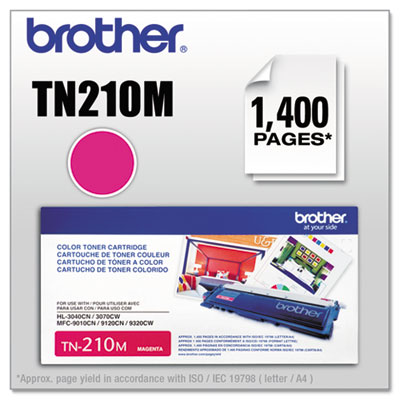 Brother&reg; BRTTN210BK, BRTTN210C, BRTTN210M, BRTTN210Y Toner