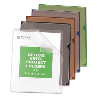 C-Line&reg; Deluxe Vinyl Project Folders