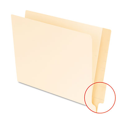 Pendaflex&reg; Manila Shelf File Folders with Laminated Tabs