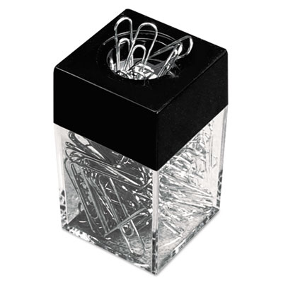 Universal&reg; Paper Clips with Magnetic Dispenser