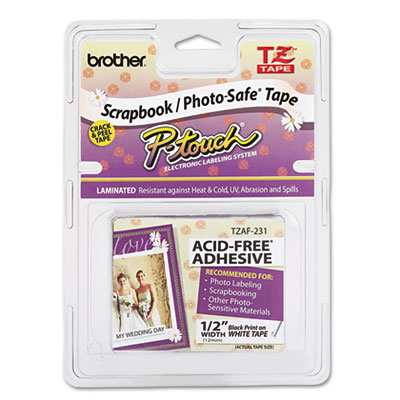 Brother&reg; P-Touch&reg; TZ Series Photo and Scrapbook Safe Tape