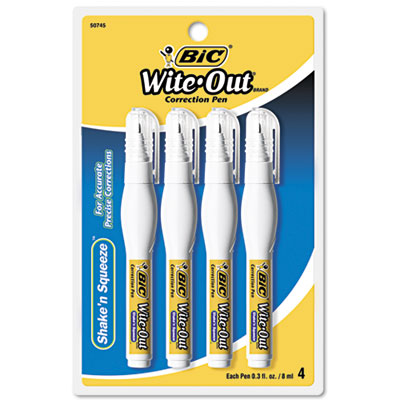 BIC&reg; Wite-Out&reg; Brand Shake 'n Squeeze&trade; Correction Pen