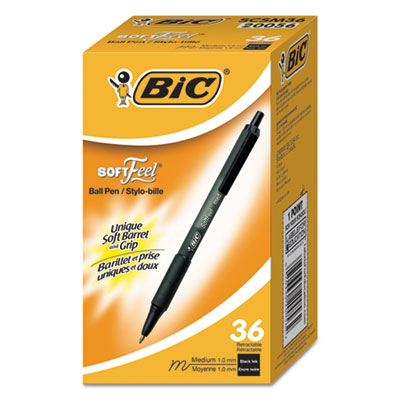 BIC&reg; Soft Feel&reg; Retractable Ballpoint Pen