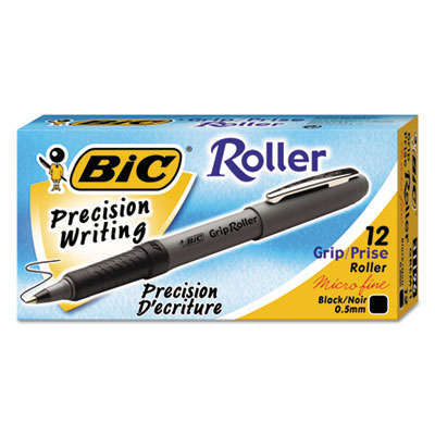 BIC&reg; Grip Stick Roller Ball Pen