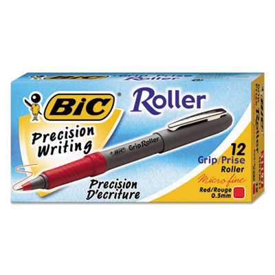 BIC&reg; Grip Stick Roller Ball Pen