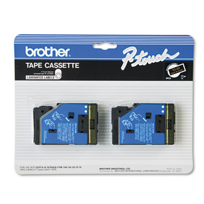 Brother&reg; P-Touch&reg; TC Series Standard Adhesive Laminated Labeling Tape