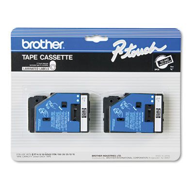 Brother&reg; P-Touch&reg; TC Series Standard Adhesive Laminated Labeling Tape