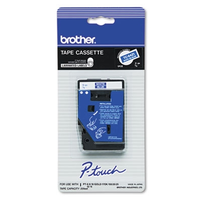 Brother&reg; P-Touch&reg; TC Series Standard Adhesive Laminated Labeling Tape