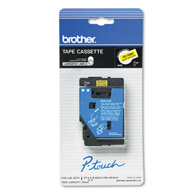 Brother&reg; P-Touch&reg; TC Series Standard Adhesive Laminated Labeling Tape