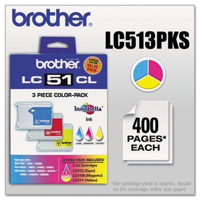 Brother&reg; LC513PKS Inkjet Cartridge