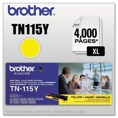 Brother&reg; TN110BK, TN110C, TN110M, TN110Y, TN115BK, TN115C, TN115M, TN115Y Toner Cartridge