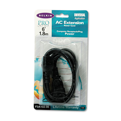 Belkin&reg; Pro Series Universal AT Style Computer Power Extension Cable