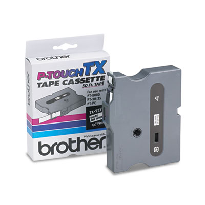 Brother&reg; P-Touch&reg; TX Series Standard Adhesive Laminated Labeling Tape