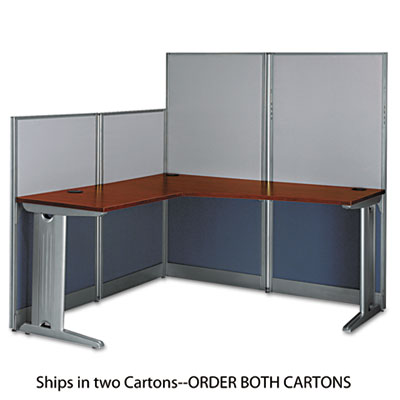 Bush&reg; Office in an Hour&trade; L- Workstation