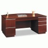 Bush&reg; Milano2 Collection Bow Front Double Pedestal Desk