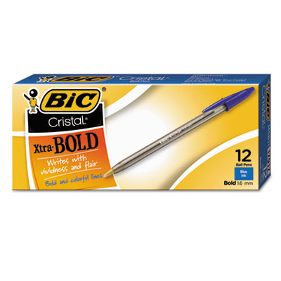 BIC&reg; Cristal&reg; Xtra Bold Ballpoint Pen