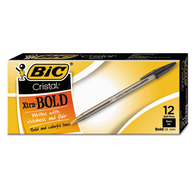 BIC&reg; Cristal&reg; Xtra Bold Ballpoint Pen