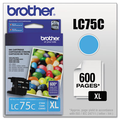 Brother&reg; LC752PKS-LC75Y Ink