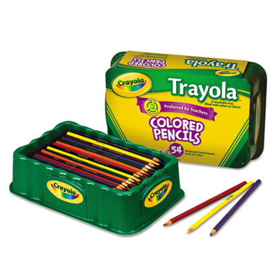 Crayola&reg; Pencil Trayola&trade; Nine-Color Set, 54-Pack