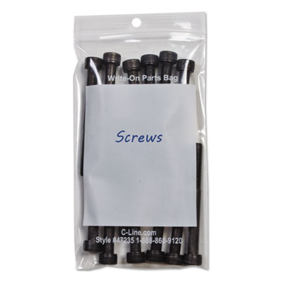C-Line&reg; Write-On Reclosable Small Parts Bags